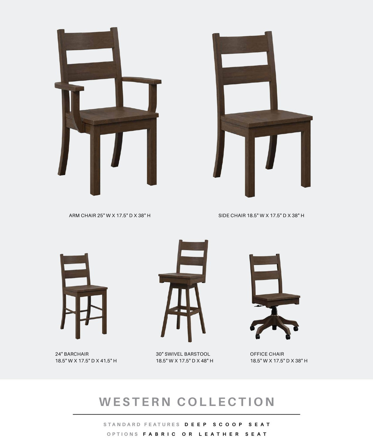 Western Side Swivel Bar Stool