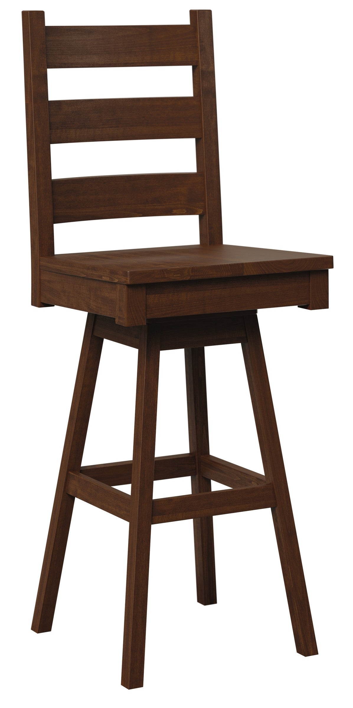 Western Hi Back Side Swivel Bar Stool